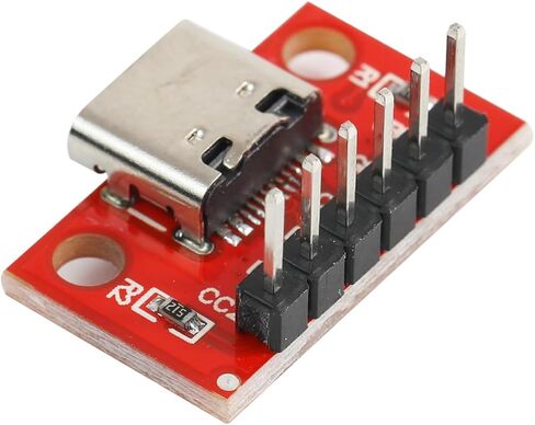 5 Pcs USB Type C Breakout Serial Basic Breakout Female Connector 16P PCB Converter Board in Saudi Arabia