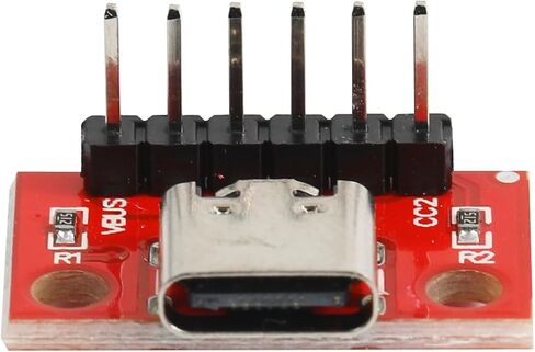 5 Pcs USB Type C Breakout Serial Basic Breakout Female Connector 16P PCB Converter Board in Saudi Arabia