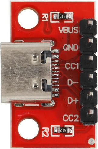 5 Pcs USB Type C Breakout Serial Basic Breakout Female Connector 16P PCB Converter Board in Saudi Arabia
