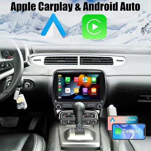 for Chevrolet Camaro 2010-2015 Android 13 Radio IPS Touchscreen GPS Navigation Stereo with Bluetooth Multimedia Player Build in Android AUTO Carplay (10.33-Inch) in Saudi Arabia