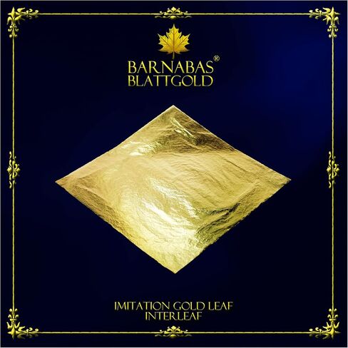 Barnabas Blattgold: صفائح سائبة من أوراق النحاس الأصلية [100 ورقة، 5.5 بوصة] - تُعرف أيضًا باسم صفائح أوراق النحاس للرسم، وصفائح رقائق النحاس للحرف اليدوية، وصفائح أوراق النحاس للحرف اليدوية، وصفائح الأوراق المعدنية in Kuwait