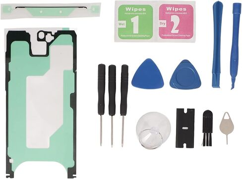 for Note 10 Replacement Rear Glass Cover, Front Screen Glass Repair Kit, DIY, with a Full Set of Repair Tools (Blue) in Kuwait