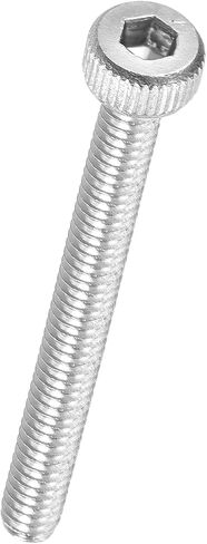 50pcs Socket Head Cap Screws - [M2.5-0.45 x 12mm] 304 Stainless Steel Fully Threaded Allen Socket Drive for Electrical Motor 3D Printing Fan Engine Replacement Use, Silver in Kuwait