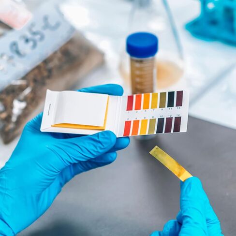 1 Pack pH Test Strips, 80 Strips pH.1-14 Universal pH Test Paper Litmus Test Paper pH Soap Making Testing Strips for Water Wine Saliva Urine Soil Testing Pet Food (Sealed Pack) in Kuwait