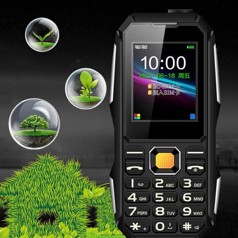Zopsc Senior Cell Phone, W2021 1.8 inch Mobile Phone with Volume for Elderly, 5800mAh 0.3MP Bluetooth Mini Three Proof Cell Phone. (Black) in Saudi Arabia