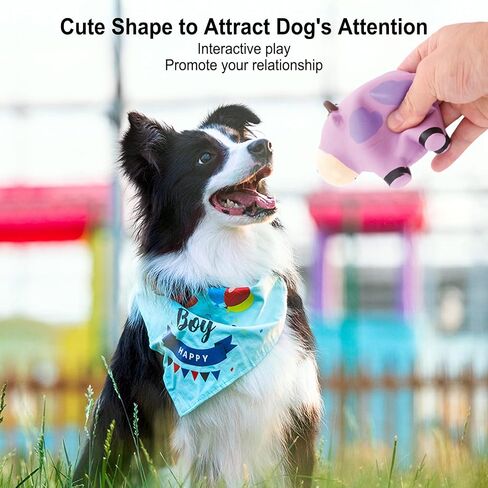 Shanrya Squeaky Dog Toy, Durable Plush Dog Toy with Crinkle Paper Cute Squeaky Dog Toys, Soft Latex Dog Toy for Small Medium Large Dogs and Puppy (Cow) in Saudi Arabia