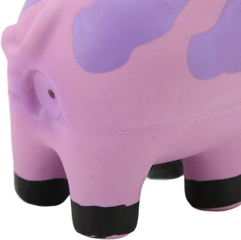 Shanrya Squeaky Dog Toy, Durable Plush Dog Toy with Crinkle Paper Cute Squeaky Dog Toys, Soft Latex Dog Toy for Small Medium Large Dogs and Puppy (Cow) in Saudi Arabia