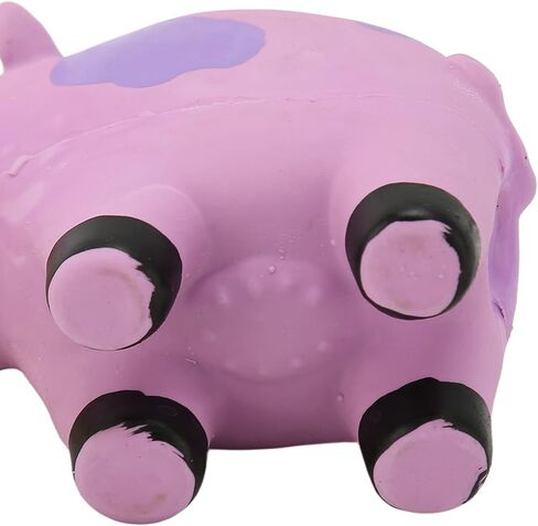 Shanrya Squeaky Dog Toy, Durable Plush Dog Toy with Crinkle Paper Cute Squeaky Dog Toys, Soft Latex Dog Toy for Small Medium Large Dogs and Puppy (Cow) in Saudi Arabia