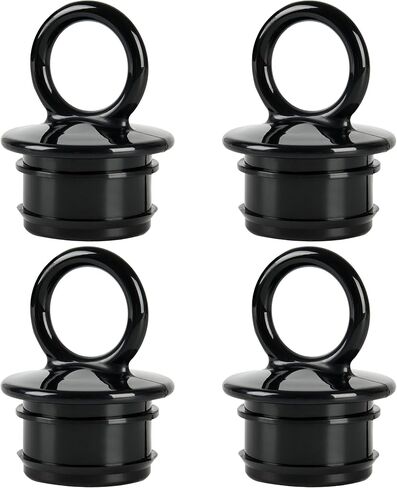 سدادة تصريف القارب PVC - تمنع تدفق المياه | متوافق مع قوارب T-H-Marine | متين وسهل الاستخدام | مصارف من خلال الهيكل 1-1/2 بوصة | (عبوتان) in Saudi Arabia