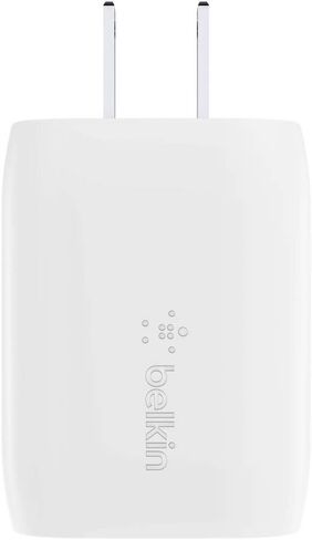 شاحن حائط Belkin USB-C بقدرة 18 وات مع كابل USB-C إلى Lightning بطول 4 أقدام (شاحن iPhone سريع لأجهزة iPhone 11، 11 Pro، 11 Pro Max، XS، XS Max، XR، X، 8، 8 Plus) شاحن iPhone، حائط iPhone شاحن in Kuwait