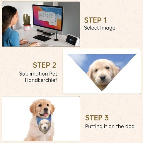 15 Pcs Dog Bandanas Blank Heat Transfer Pet Bandana Washable Puppy Scarfs Dog Scarf Pet Triangle Bibs Heat Press Adjustable Bib Kerchief for DIY Small Medium Large Pup Pet in Saudi Arabia