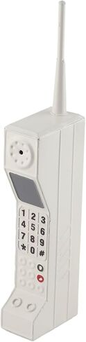 Retro Cellphone Model, Old Brick Phone Prop, 70S 80S 90S Phone Model Ornament Vintage Simulation Photographic Props for Home Stage (White) in Saudi Arabia