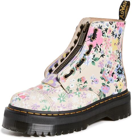 Dr. Martens Women's Jungle Boot Sneaker, Black Roses Print, 5 AU in Saudi Arabia