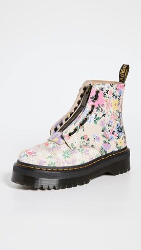 Dr. Martens Women's Jungle Boot Sneaker, Black Roses Print, 5 AU in Saudi Arabia