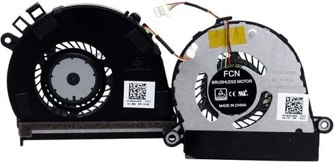 مروحة تبريد وحدة المعالجة المركزية DC28000HPF0 مع مجموعة مروحة تبريد وحدة معالجة الرسومات DC28000HRF0 لجهاز Lenovo Yoga 710-14 710-14IKB 710-14ISK(80TY) 710-15 710-15ISK 710-15IKB in Saudi Arabia