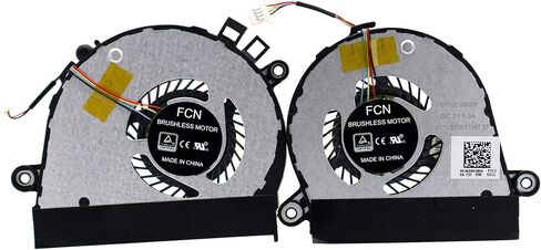 مروحة تبريد وحدة المعالجة المركزية DC28000HPF0 مع مجموعة مروحة تبريد وحدة معالجة الرسومات DC28000HRF0 لجهاز Lenovo Yoga 710-14 710-14IKB 710-14ISK(80TY) 710-15 710-15ISK 710-15IKB in Saudi Arabia