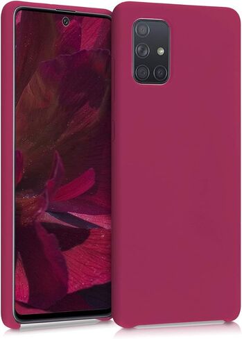 kwmobile Case Compatible with Samsung Galaxy A71 Case - TPU Silicone Phone Cover with Soft Finish - Cool Mint in Saudi Arabia