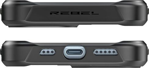 حافظة REBEL لهاتف iPhone 15 Pro [سلسلة مرنة] مريحة على الجوانب المكشوفة، ألياف الأراميد، متوافقة مع MagSafe القوي، زوايا مقاومة للصدمات، عدسات معدنية، تصميم واقٍ بدون إطار، هاتف 6.1 بوصة 2023 (فليكس) in Kuwait