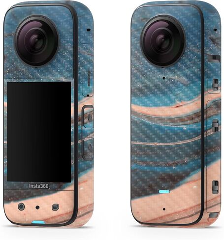 Carbon Fiber Skin Compatible with Insta360 X3 (2022) - Bombs Away - Premium 3M Vinyl Protective Wrap Decal Cover - Easy to Apply | Crafted in The USA by MightySkins in Saudi Arabia