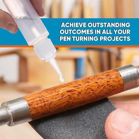 Adhesive Guru CA Glue with Activator Woodworking (4 x 4.5 oz - 4 x 16.9 fl oz) Ca Glue for Woodworking, Cyanoacrylate Glue and Activator (4 Pack) in Kuwait