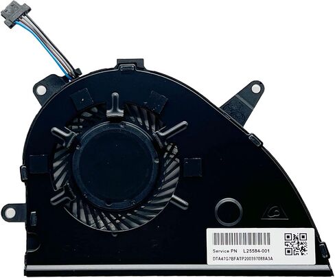 Peidesi Laptop CPU Cooling Fan Compatible for HP Pavilion 15-CW 15-CS TPN-Q208 TPN-Q210 P/N:L25584-001 NS85B00-17K24 in Saudi Arabia