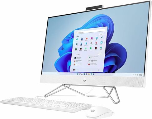 HP 27-cb0070 Business All-in-One 27" Touchscreen IPS FHD Display (AMD Ryzen 7 5700U, 64GB DDR4, 1TB PCIe SSD, AMD Radeon, WiFi 5, Webcam, Bluetooth 5.0, Win 11 Pro) in Saudi Arabia