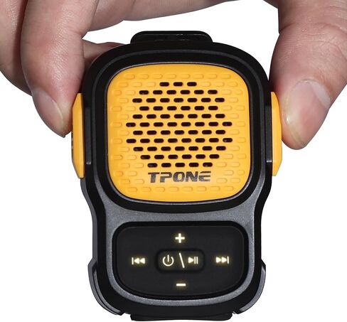 Wearable Mini Bluetooth Speaker, Not Magnetic Clip-On Wireless Portable Waterproof Sport Speakers, AUX/Bluetooth 5.3 Input, with Mic for Hands-Free Music or Calls for Biking/Running/Working in Saudi Arabia