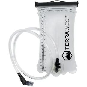 Core 2 Litre Hydration Bladder, Water Bladder/Reservoir for Backpacks, Bite Valve, Leak Proof, Durable Hydrator, Hiking, Running, Cycling, Skiing