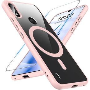 حافظة BESINPO لهاتف Gabb Phone 4، حافظة Gabb مغناطيسية 4 مع واقي شاشة من الزجاج المقوى، غطاء نحيف مقاوم للصدمات من الدرجة العسكرية - أسود in Kuwait