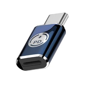 chenyang 2 Pack 8P to USB C Converter USB C PD 27W Power 480Mbps Data Adapter Compatible with Phone & Android & Tablet