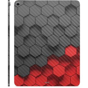 Carbon Fiber Skin Compatible with Apple iPad Air 11 (M2) 2024 - Two-Tone Hex - Premium 3M Vinyl Protective Wrap Decal Cover - Easy to Apply | Crafted in The USA by MightySkins