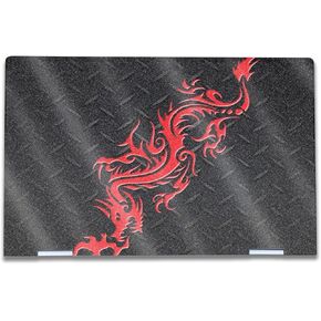 Glossy Glitter Laptop Skin Compatible with HP Envy x360 15.6" (2023) - Red Dragon - Premium 3M Vinyl Protective Wrap Decal Cover - Easy to Apply | Crafted in The USA by MightySkins