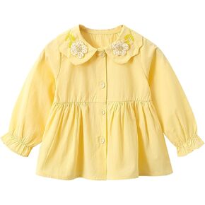 Fall Long Sleeve Baby Girl Tops Toddler Girls Blouse,Fall Outfits