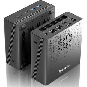 ADREAMER Librabox10 Mini PC Windows 11, Intel N95(Up to 3.4GHz) Micro PC, 16GB DDR5 RAM 1TB M.2 SSD Mini Desktop Computer, 4K Dual Display/USB/WiFi/BT/RJ45 Ethernet for Home/Office.