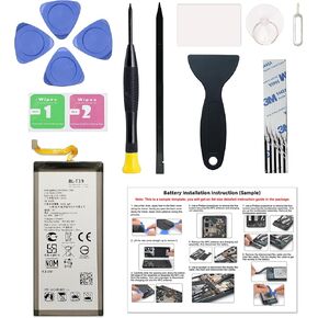 New Upgraded Battery for LG G7 ThinQ, BL-T39 Replacement Battery Compatible with LG G7 ThinQ, with Repair Tools & Instruction
