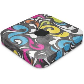 Glossy Glitter Skin Compatible with Apple Mac Mini M2 (2023) - Swirly - Premium 3M Vinyl Protective Wrap Decal Cover - Easy to Apply | Crafted in The USA by MightySkins