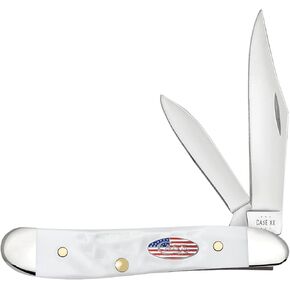 Case Cutlery CA14105: Peanut White Synthetic