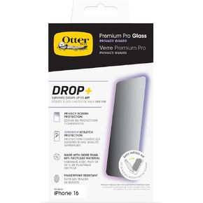 OtterBox iPhone 16 Premium Pro Glass Privacy Guard (ships in polybag, ideal for business customers)