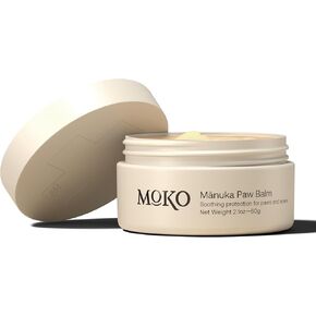 Moko - Dog Paw Wax 60 g (2.1 oz) - Moisturizing Dog Paw Balm with Manuka Honey - Creates Barrier That Protects and Heals Dry Cracked Paws & Noses - Made with Natural Beeswax