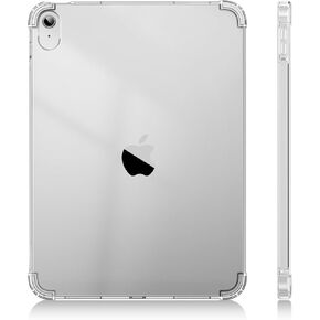 DTTO Clear Case for iPad 10th Generation 2022 - [Yellowing Resistant] Slim Lightweight Transparent Soft Cover for iPad 10.9 Inch, Clear
