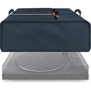 Turntable Dust Cover, Record Player Protective Case Compatible with SL-Q300/SL-B250 /SL-B260/SL-BD20/SL-BD27/SL-BD35/SLD-20/SL-PC11/SL1200/SL1210 Pioneer PLX 1000-Light Grey