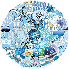 Water Bottle Stickers for Kids Teens Girls Adults, Aesthetic Cute Vinyl Waterproof Vsco Cool Stickers, Laptop Scrapbook Skateboard Computer Car Sticker Packs (taluo)