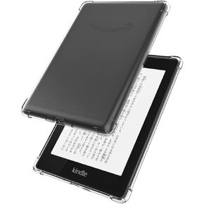for Kindle Paperwhite 12th Gen 2024 Case，Slim & Lightweight Soft TPU Anti-Scratch Back with Shockproof Impact Resistant Raised Edge for Kindle Paperwhite 12th Generation 2024