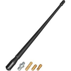 Bingfu Universal Vehicle Roof Mount Antenna 12.4 inch Car Radio Antenna Replacement Compatible with 2009-2024 Ford F150 2007-2017 Edition Jeep Wrangler Auto Vehicles