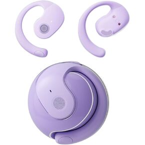 Out of Ear Open Ear Headphones Wireless Ear OWS Hanging Earphones 5.4 Bluetooth Headset, Air Bone Conduction Open Ear Earbuds, Skin Tone Over Ear Earbuds Open Ear Buds Not In Ear Outside Ear Earphones