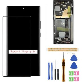 [Sliver with Frame ] Amoled LCD for Samsung Galaxy Note 20Ultra 5G Digitizer Screen LCD Display Touch Assembly Replacement SM-N985 N985A N985F N985P N985R4 T U V W by BITANR