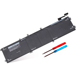 97Wh Type 6GTPY Battery for Dell XPS 15-9560 15-9550 15-9570 15-7590 Precision 5520 5530 5540 5510 Vostro 7500 P56F 4GVGH 1P6KD 5XJ28 GPM03, 6GTPY Battery 97Wh Replacement for Dell XPS 9560