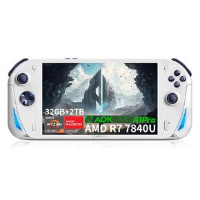 AOKZOE A1 Pro [CPU AMD R7 7840U-32GB-2TB] 8 Inches PC Win 11 OS Mini Handheld Video Game console laptop tablet PC