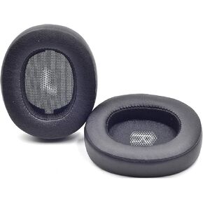 Replacement Earpads for JBL E55BT(E55 BT) Over-Ear Wireless Headphones, Ear Pads Cushions with Softer Protein Leather, Noise Isolation Foam-Black 1 Pair
