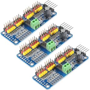 3Pcs PCA9685 16 Channel 12-Bit PWM Servo Motor Driver IIC Interface Module PCA9685 Controller Module for Robot Raspberry pi